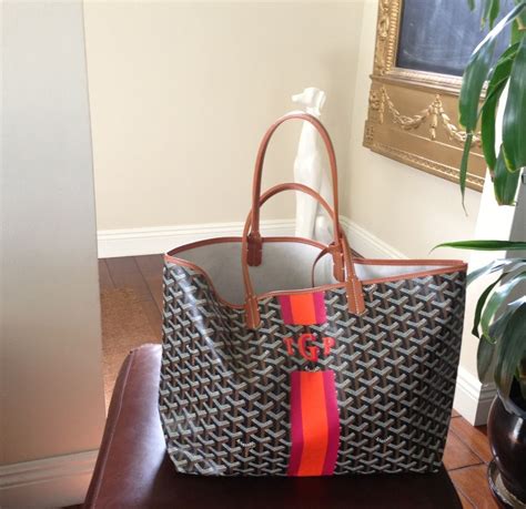 goyard st louis monogrammed bag|Goyard pm tote price.